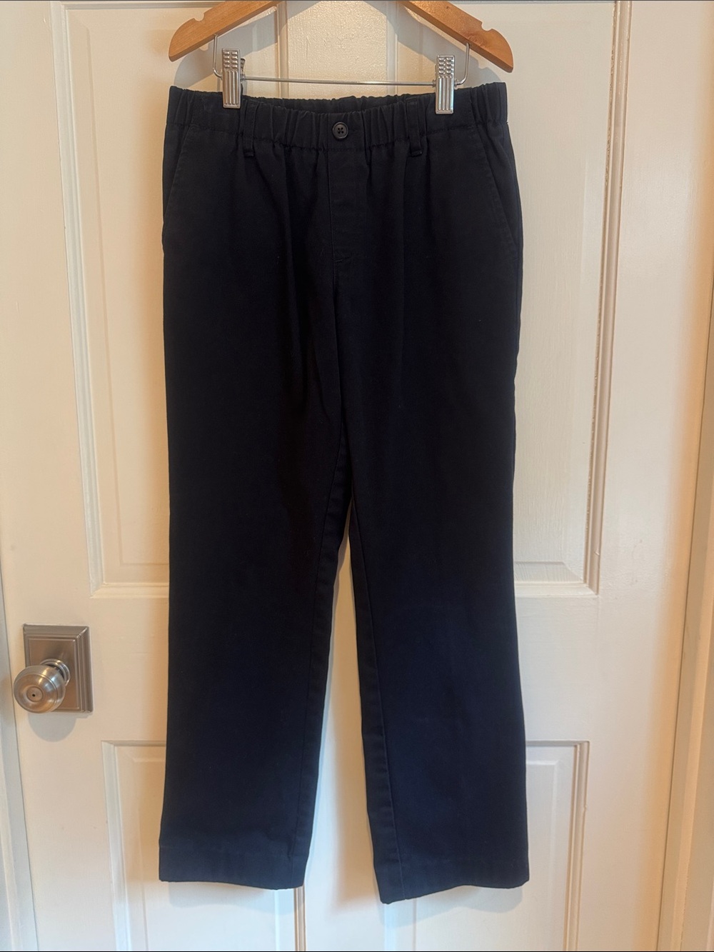 Land’s End girls, black uniform pants size 12